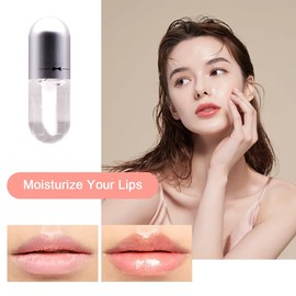 Lip Gloss Oil, Plumper Lip Gel, Lip Oil Plumper Lip Oil for Plumper Shine, Soft, Full Looking Lips
