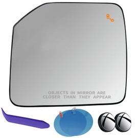 EAP Passenger Side Mirror Glass Compatible with Ford Bronco 2021-2025, Heated with Blind Spot M2DZ17K707D