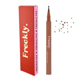 Waterproof Freckle Pen – Natural, Realistic Faux Freckles with Felt Tip Applicator. Quick-Drying, Long-Lasting, Skin-Friendly Makeup for Effortless Freckle Looks (Light Brown)