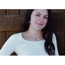 Montana Silversmiths Western Lifestyle FFA Necklace (Living to Serve)