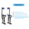 GESEXI Drywall Stilts 18-30 inch Adjustable Professional Aluminum Tool Stilt