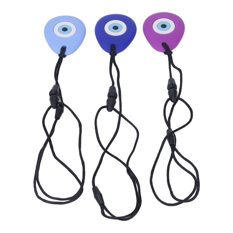 3pcs Drop Shaped Baby Teething Toy Soft Portable Silicone Infant