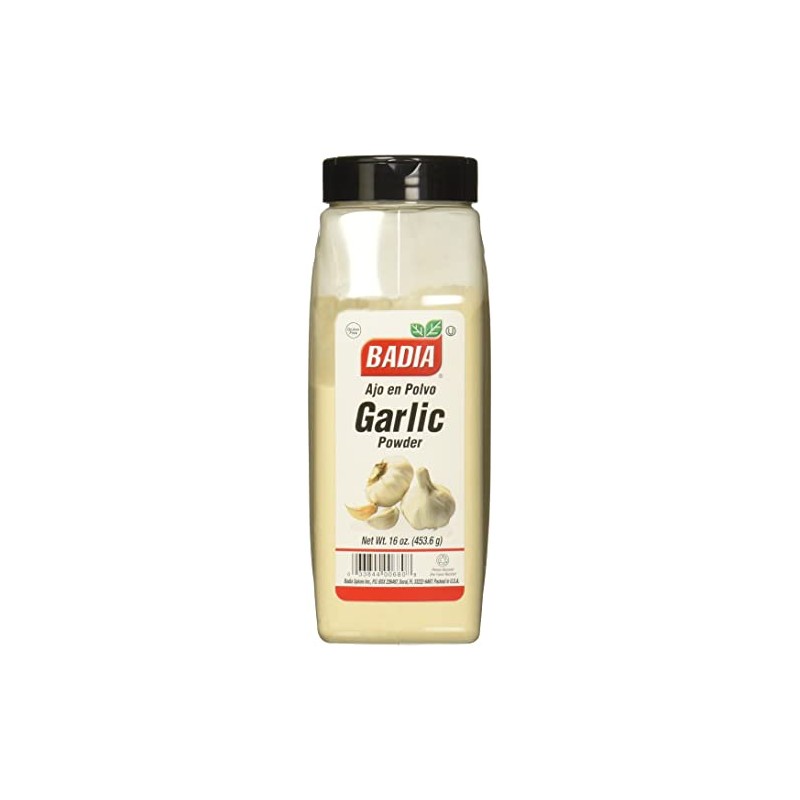 Badia, Badia Ajo en Polvo Garlic Powder, 453.6 gramos