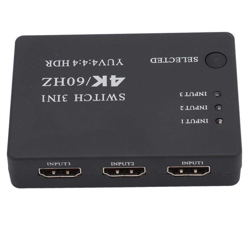 3 in 1 Out HD Multimedia Interface Switch 4K 60HZ