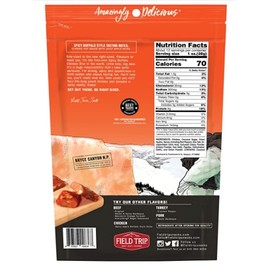 Field Trip Chicken Jerky Bites, All Natural and Gluten Free, Keto and Paleo-Friendly Healthy Snack, Low Calorie, High Protein Snacks with No Nitrates, 12oz Bag, Spicy Buffalo Style