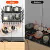 VyGrow 28 Inch Pot Rack Wall Mounted, 2 Tier Pots