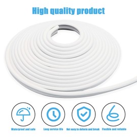 Swimming Pool Beaded Liners Lock 120'ft, Pool Liner Lock for Above-Ground & In-Ground (White)