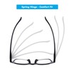 DOOViC 4 Pack Reading Glasses Blue Light Blocking, Fashion Lightweight