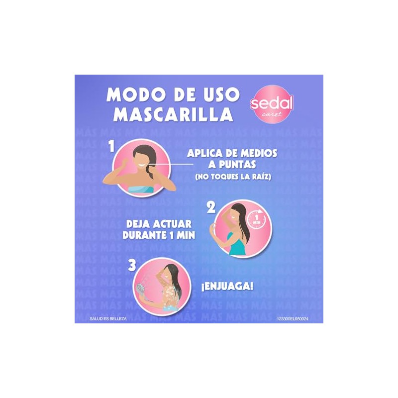 Sedal Tratamiento Micelar Hidratante Mascarilla Capilar 300 ml
