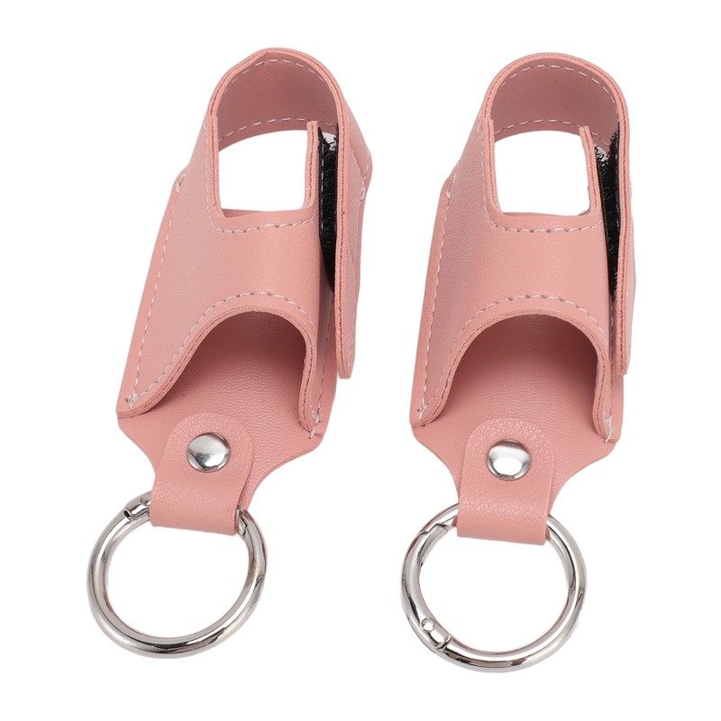 2pcs Asthma Inhaler Holder Portable Storage Protective PU Leather Asthma