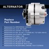 Alternator High Output 105Amp 1-Wire 10SI Self-Exciting Replacement For SBC