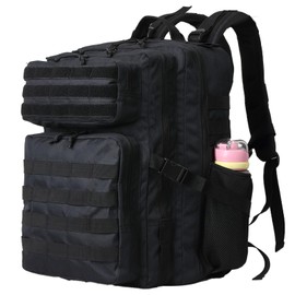 CINGHI LUSSO Tactical Backpack 50L Rucksack for Men Military Backpack Mens Travel Backpack With Bottle Holder Survival Bag Back Pack Men's Hiking Rucksack