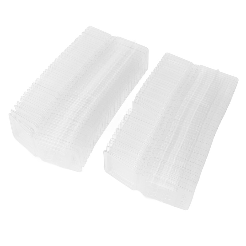 100 Packs Wax Melt Clamshell Molds Containers Clear Empty Plastic