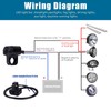 Stylemafia Waterproof Motorcycle ATV 7/8″ Light Bar Switch，Handlebar Double Control
