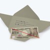 Yamazakura 351372 Message Card Bio Envelopes, Squall Gray