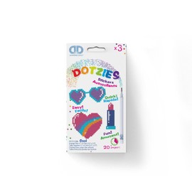 Diamond Dotz DTZ12-006 Diamond Dotzies Sticker Set Cool, 3 Glitter Stickers for DIY and Decorating, Ideal for Children and Beginners