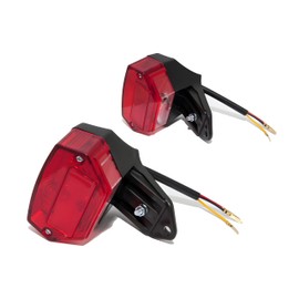 Rear Light Including Bracket and License Plate Light Red for Zündapp/Kreidler Mopeds