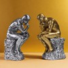 Resin The Thinker Thinking Man Statue Sculpture Frgurine Gift for