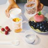 Reusable Parfait Cups with Lids & Spoon – 2-Layer Leakproof