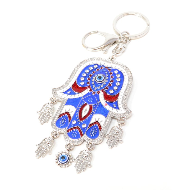 BETTER WITH FRIENDS Key Ring The Evil Eye Haram. Khamsa.