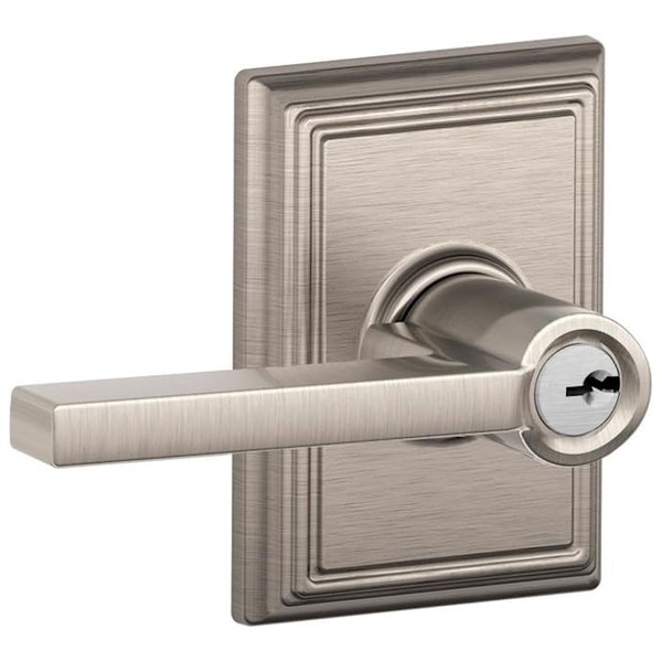 Schlage F51ALAT619ADD Schlage F51-LAT-ADD Latitude Single Cylinder Keyed Entry Door