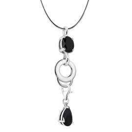 Quiges Charms Pendant Carrier Silver-Plated Women's Jewellery for Charm Bracelet, Crystal, Cubic Zirconia