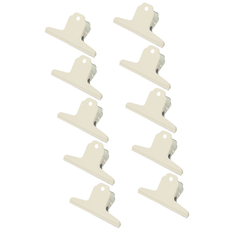 10Pcs Hinge Clips Large Metal Hinge Binder Clips for Paper