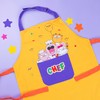 Chefclub Unisex Children's Cotton Apron, Yellow, One Size, yellow