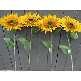 Permabloom 4 x Artificial Large Sunflowers