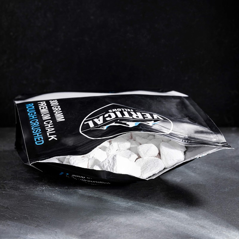 VERTICAL FELLOWS Chalk coarse 300g DERMATEST very good climbing chalk,