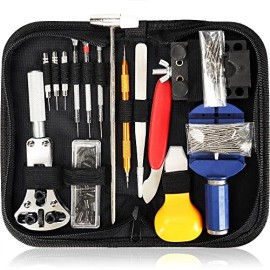 WatchToolsCo Watch Repair Kit Link Removal Tool Band Adjustment Battery Case Opener Upto 55mm