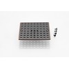Holge Square Shower Drain Cover, 4 Inch, SUS304 Stainless Steel,