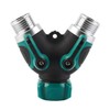ZONADAH 2 Way Garden Hose Splitter Hose Y Splitter 3/4