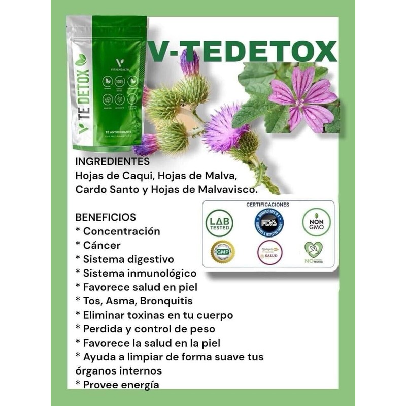 Vital Health TE DETOX by Vitalhealth - Herbal Detox Drink