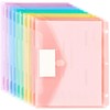 Forvencer Binder Pocket, 10 Pack Super Heavyweight Plastic Folders with