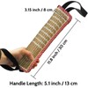 Vefhby Dog Bite Tug Toy, Striped Jute 11.8" x 3.15"