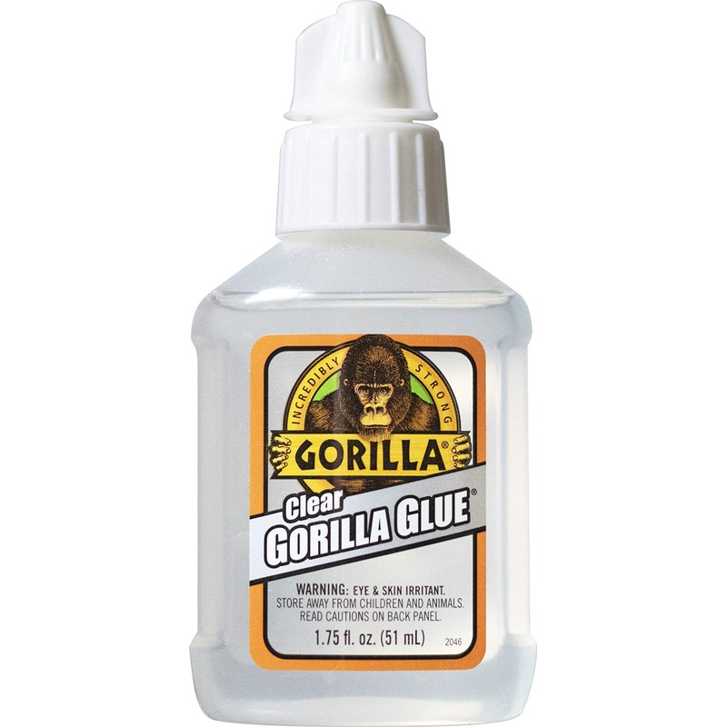 Gorilla Clear Glue, 1.75 Ounce Bottle (Pack of 1) -