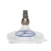 Colad Snap Lid System Paint Gun Adapter (9370A13, Silver)