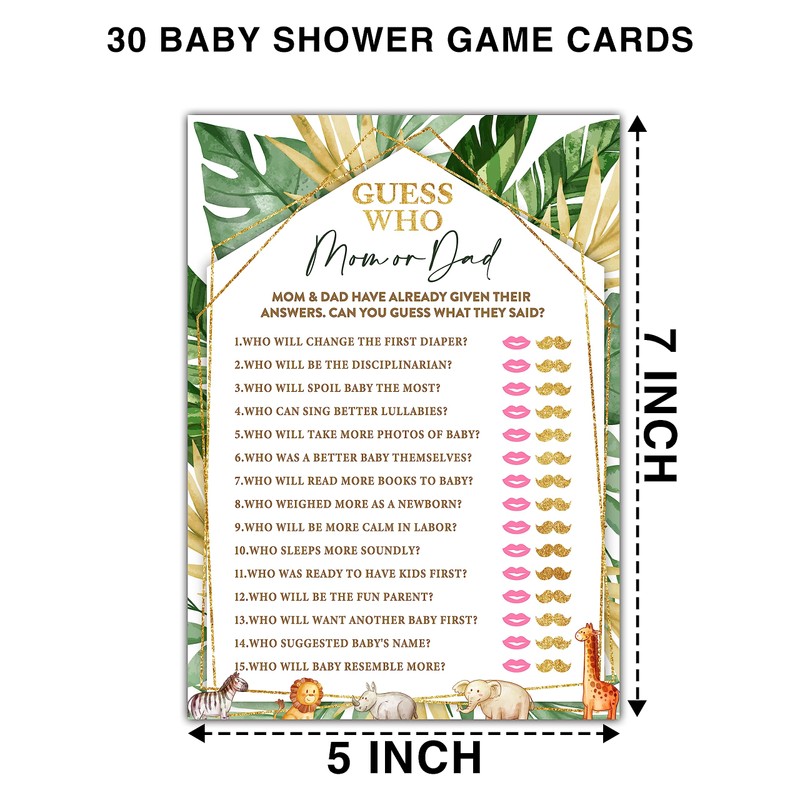 YSTEP Woodland Animals 30 Guess Who Mom or Dad Game