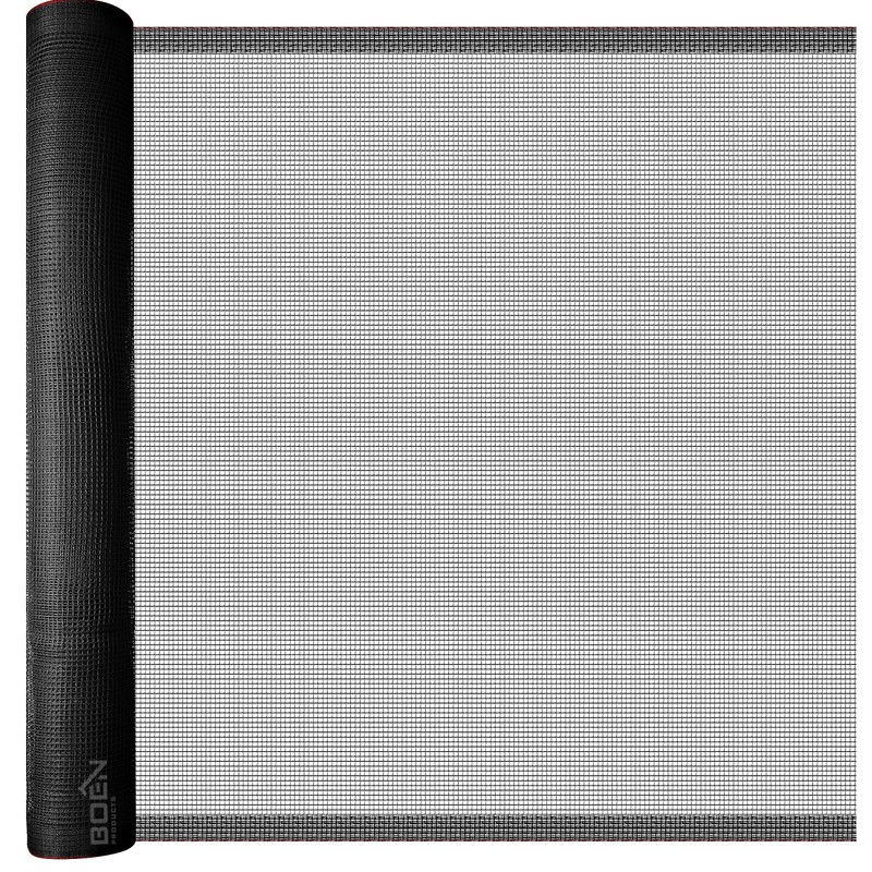 Debris Safety Netting Fire Retardant (4' x 150', Black)