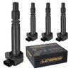 LCWRGS Set of 4 Ignition Coil Packs Fits for 2.4L 2.7L 2000 2001 2002 2003 2004 Toyota Tacoma L4 2.4 2.7 Coils Replacement OE# UF323 C1305 90919-0223