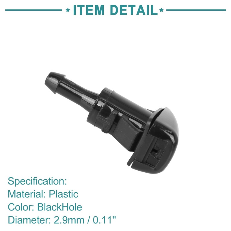ACROPIX 05303834AB Windshield Window Washer Sprayer Nozzle Fit for Jeep