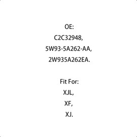 LoreenCar 2Pcs for Jaguar XF XJ XJL Exhaust Rubber Repair Kit Rubber Mount Hanger Muffler C2C32948 2W935A262EA Red