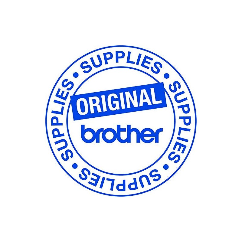 Brother TX-611 Labelling Tape Cassette, Black on Yellow, 6 mm