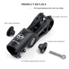 Bike Stem - 130 Degree Adjustable Bicycle Stem- 75mm 90mm