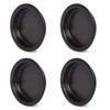 HOMOTEK 4 Pack Closet Door Finger Pull 1-3/4”, Easy Snap