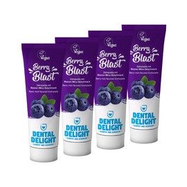 DENTAL DELIGHT Pack of 4 Berry Blaste Toothpaste with Berry Flavour