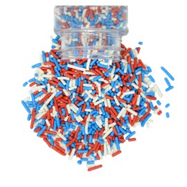 Mystic Sprinkles Patriotic Pride Jimmies Sprinkles 3.2 oz Bottle