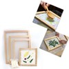 Worown A6 Size Paper Making Screen, Natural Wooden Papermaking Mould,