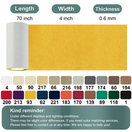 Linen Canvas Repair Tape, 4×63 Inches Yellow Waterproof Self-Adhesive Patch for Outdoor Gear, Durable Fabric Tape for Boat Covers, Couch,Tents, Sofas, Sun Shades, Awnings, and Lounge Chairs